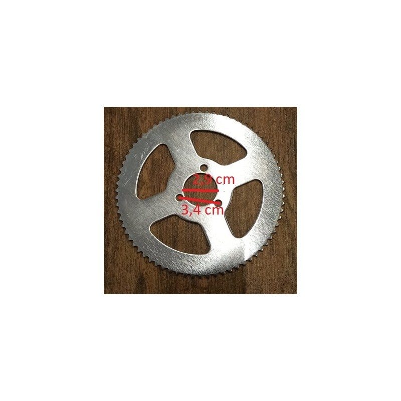 CORONA MINIMOTO 72 DENTI PASSO PICCOLO MINIATV MINIQUAD CATENA