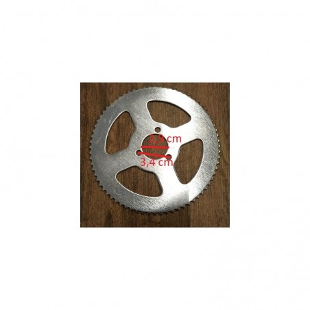 CORONA MINIMOTO 72 DENTI PASSO PICCOLO MINIATV MINIQUAD CATENA