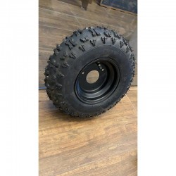 01PZ CERCHIO GOMMATO 13X5-6 posteriore MINIQUAD ELETTRICO HUMMER 1000W 6 pollici - MINIATV ATV QUAD