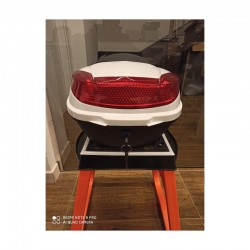 BAULETTO POSTERIORE BIANCO PORTA OGGETTI BICICLETTA SCOOTER SKY NEXT