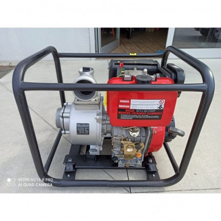 POMPA ACQUA KASEI DIESEL IRRIGAZIONE PROFESSIONALE CAMPI 90m3/h 18mt 6,3kw