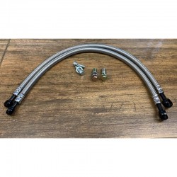 COPPIA TUBI + SET KIT VITI DI FISSAGGIO RADIATORE OLIO RAFFREDDAMENTO PER QUAD KAYO A 200