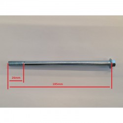 01pz PERNO RUOTA LUNGHEZZA 185mm 185 mm DIAMETRO 10mm 10 mm