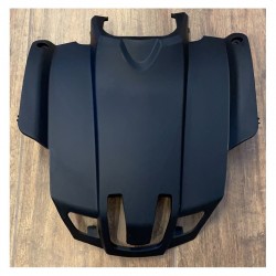 PLASTICA ANTERIORE FRONTALE CENTRALE SUPERIORE NERA PER QUAD KAYO ATV AU180 180CC