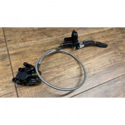 SET FRENI ANTERIORE PIT BIKE KAYO TS90 TSD110 COMPLETO PINZA PASTIGLIE POMPA LEVA FRENO