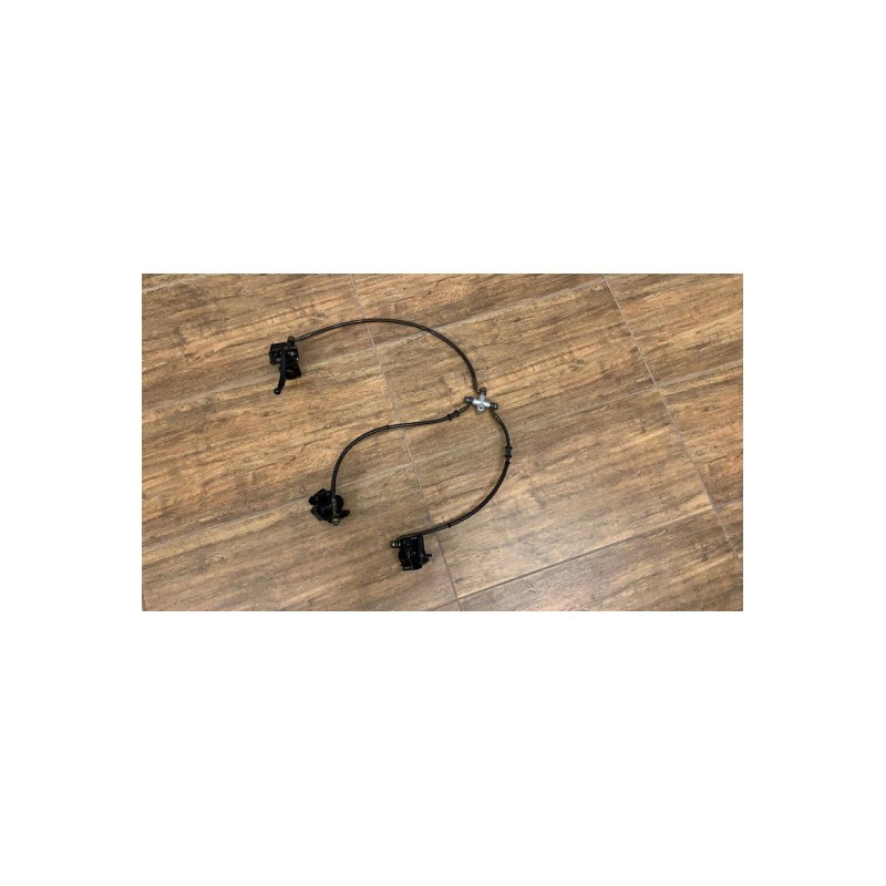 SET COMPLETO FRENI ANTERIORE QUAD KAYO a200 au200 a250 POMPA PINZE TUBI