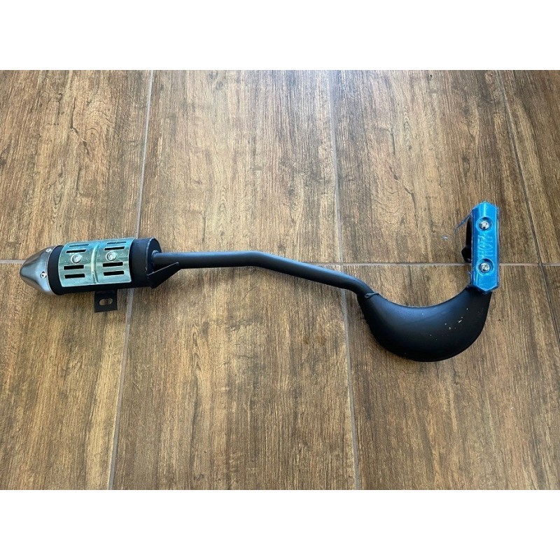 MARMITTA MINIQUAD FOX MODELLO NERO 49cc SCARICO SILENZIATORE SCARICO COMPLETO MINIATV