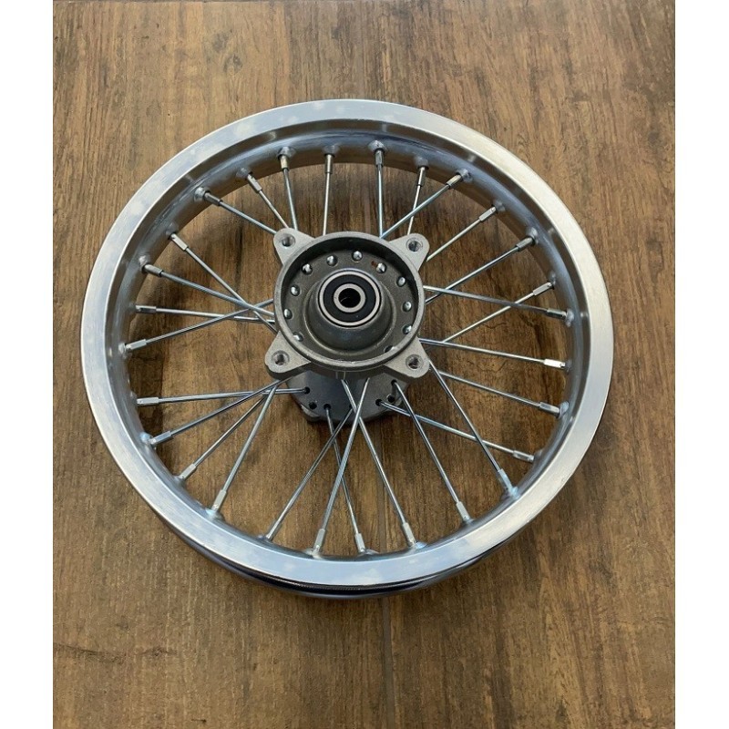 CERCHIO POSTERIORE 80/100-12 PERNO 12 IN ALLUMINIO PER MINICROSS KAYO KT50 50cc 2T