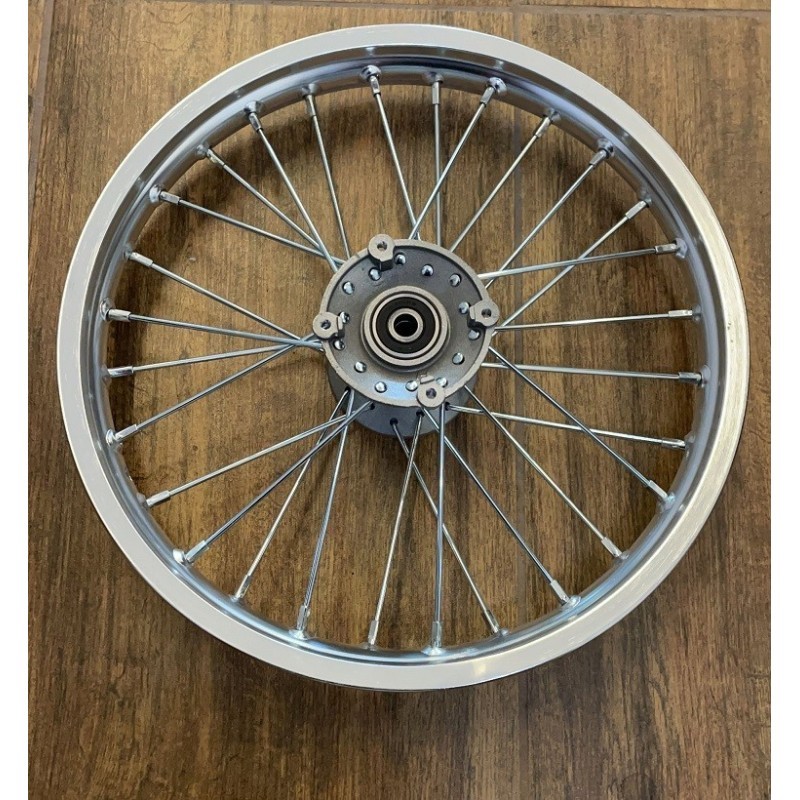 CERCHIO ANTERIORE 60/100-14 PERNO 12 IN ALLUMINIO PER MINICROSS KAYO KT50 50cc 2T