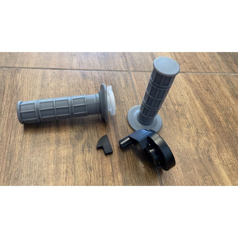 KIT COMPLETO ACCELERATORE  con MANOPOLA DI SINISTRA PER MINICROSS KAYO KT50 50cc 2T