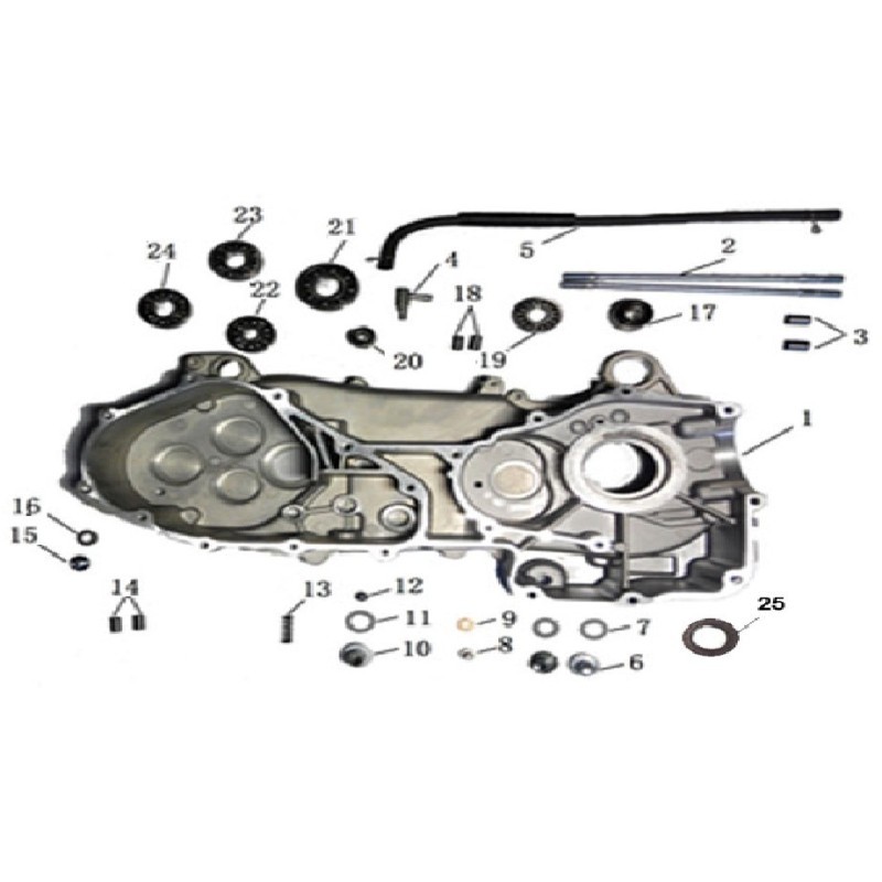 CUSCINETTO 28X10X22 PER CARTER DESTRO BLOCCO MOTORE GY6 QUAD KAYO AU180 180cc