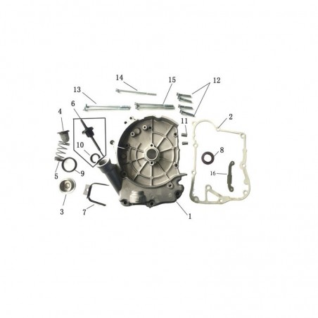 PARAOLIO 30x20x5 PER BLOCCO MOTORE GY6 QUAD KAYO AU180 180cc