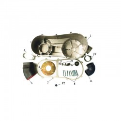 MANICOTTO IN GOMMA PER CARTER BLOCCO MOTORE GY6 QUAD KAYO AU180 180CC