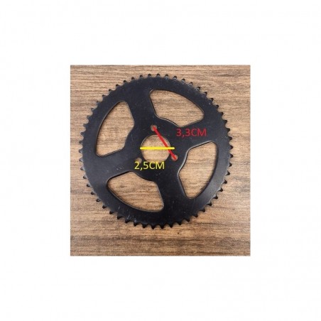 CORONA 54 DENTI PASSO MEDIO MINIQUAD RENEGADE 50CC 2 TEMPI