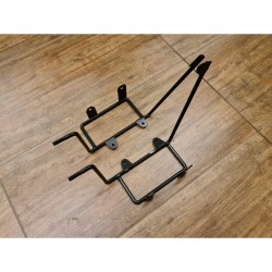 COPPIA SUPPORTO IN METALLO PLASTICHE POGGIAPIEDI CENTRALI PER QUAD KAYO AT110 AT125 110cc 125cc POGGIA PIEDI