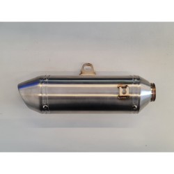 SILENZIATORE IN ACCIAIO TERMINALE PER TUBO DI SCARICO PIT BIKE 38mm Meta titolo