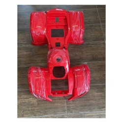 CARENE PLASTICHE QUAD AU110 AU125 KAYO HUMMER VECCHIO STILE SCOCCA ESCLUSO PEDANE FANALI