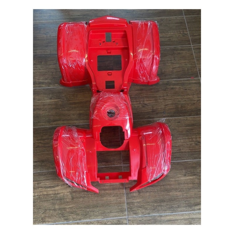 CARENE PLASTICHE QUAD AU110 AU125 KAYO HUMMER VECCHIO STILE SCOCCA ESCLUSO PEDANE FANALI