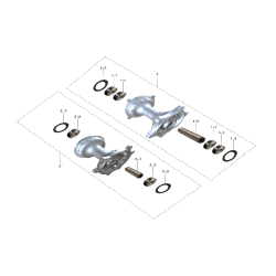 PARAOLIO MOZZO POSTERIORE 43X33X7 PER CROSS KAYO T4 250cc