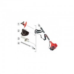 Decespugliatore con Accessori 4 in 1 42,7cc