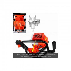 MOTOTRIVELLA 72cc con 3 Prolunghe e 3 Punte